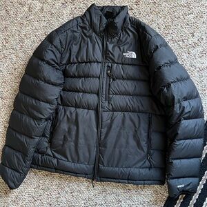 Men’s size Large black The North Face puffer coat